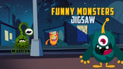 Funny Monsters Jigsaw Logo