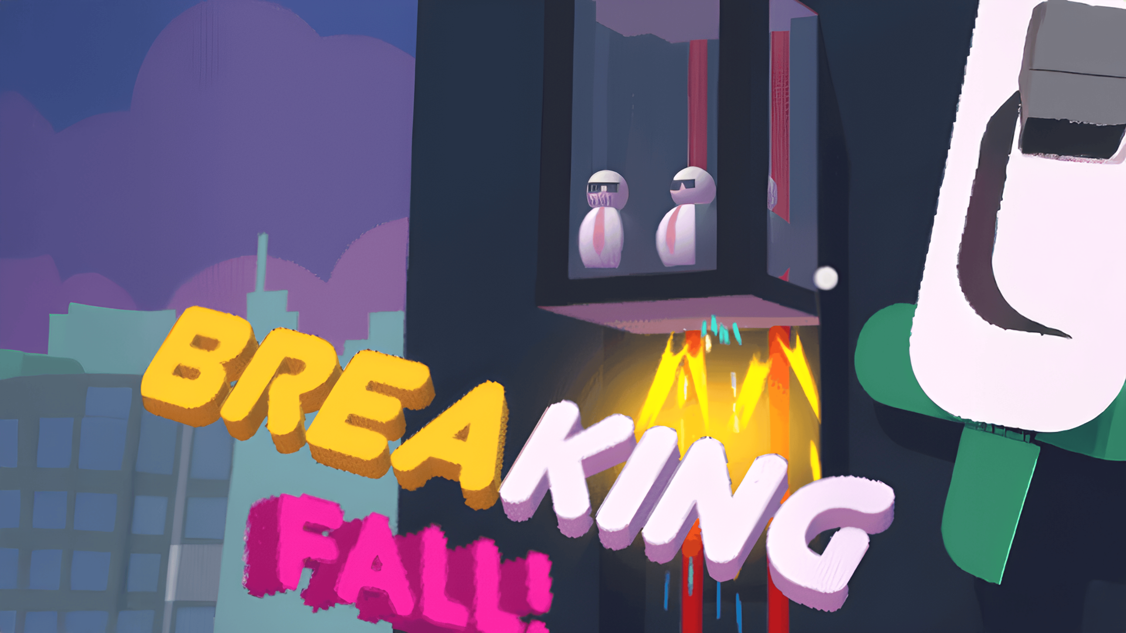 Breaking Fall Jigsaw  Logo