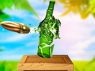 Real Bottle Shooter Game Logo
