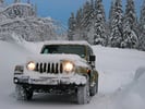 Offroad Snow Jeep Passenger Mountain Uphill Driving Logo