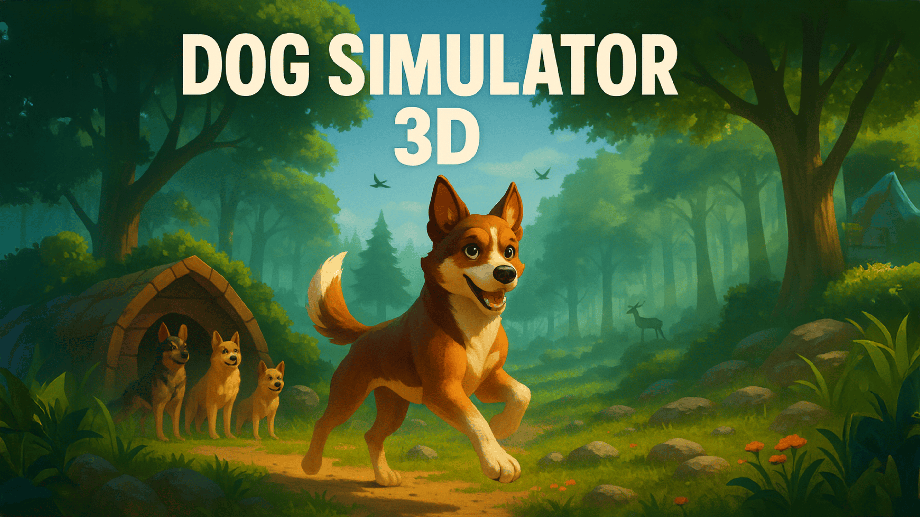 Dog Simulator 3D Logo