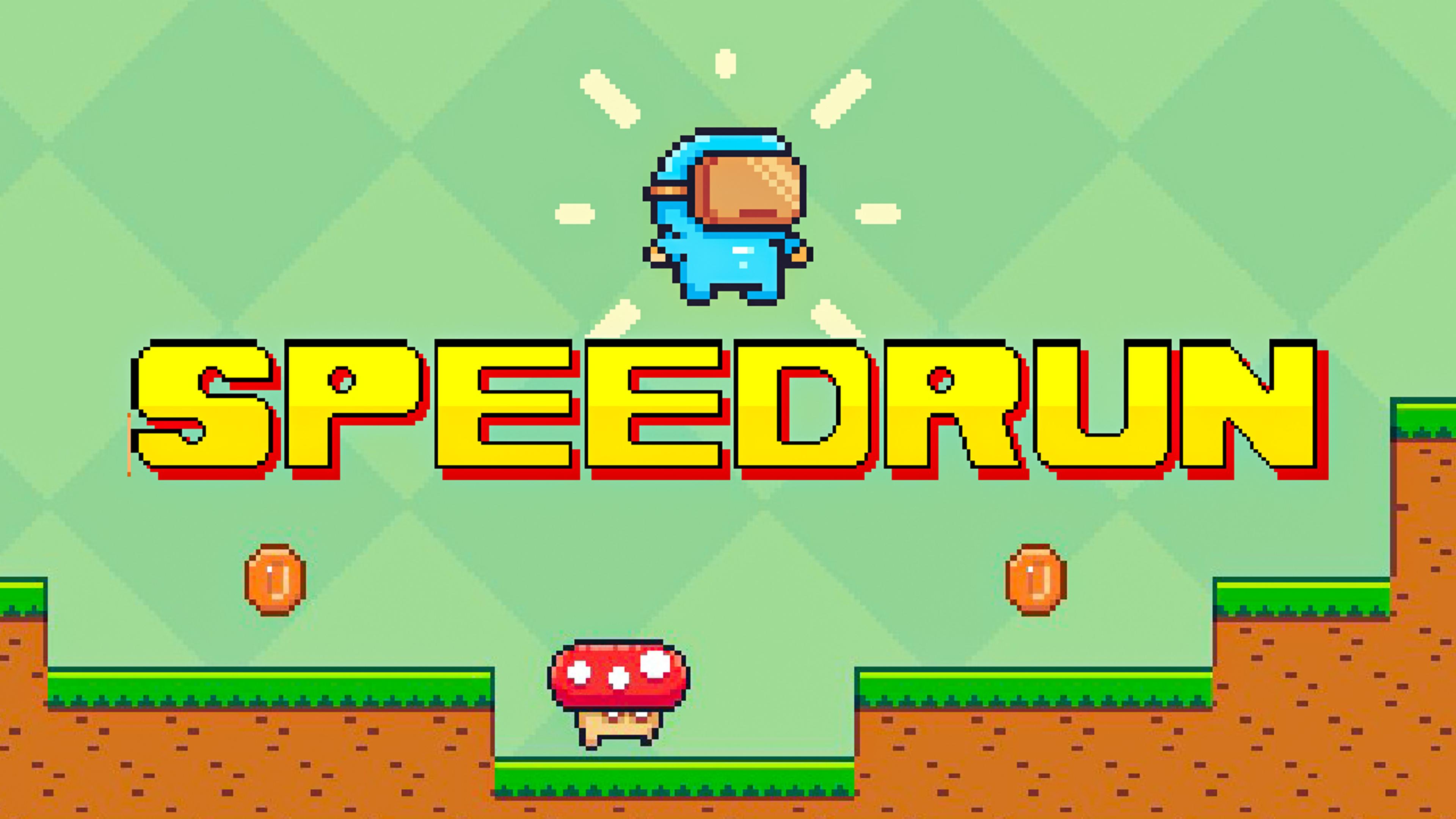 Speedrun platformer Logo