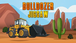 Bulldozer Jigsaw Logo