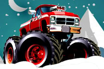 Winter Monster Trucks Race Logo