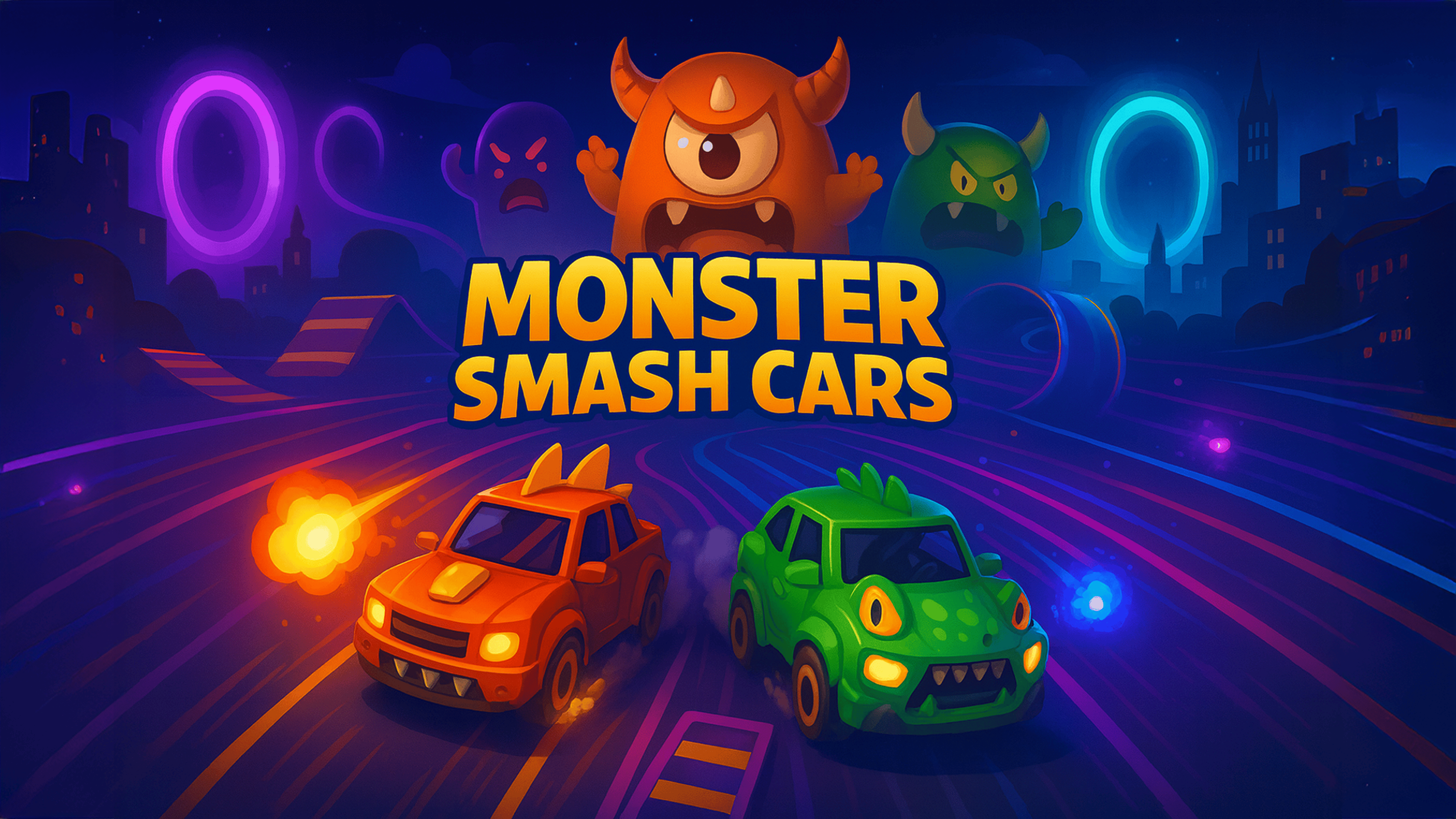Monster Smash Cars Logo
