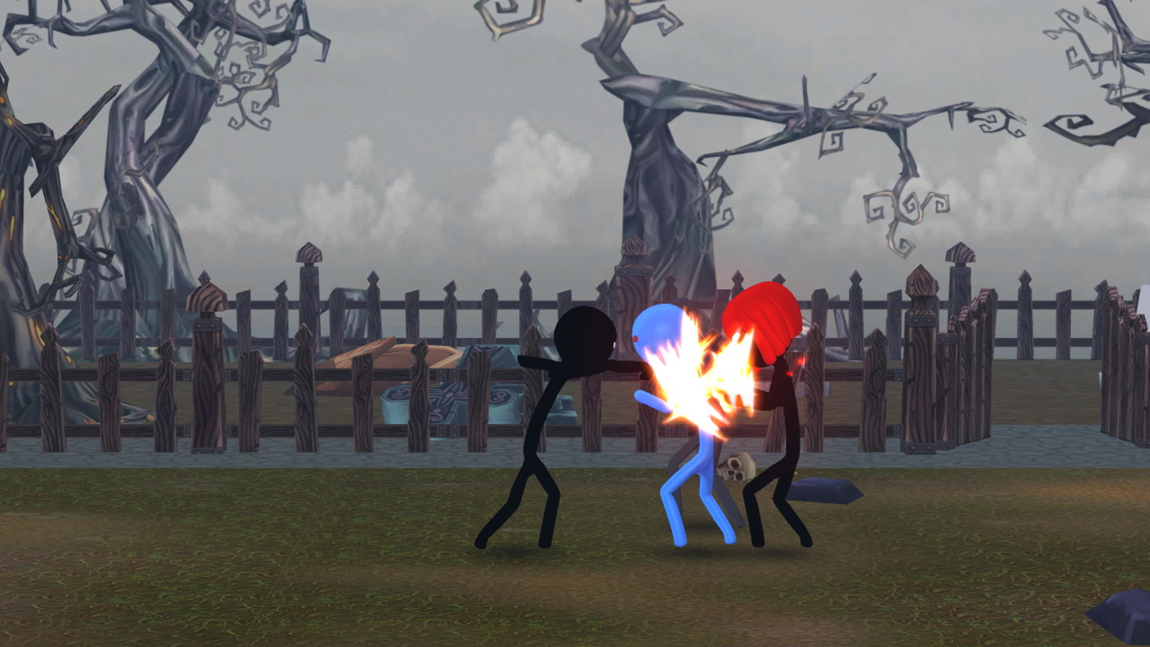 Stickman Ultimate Street Fighter 3D Logo