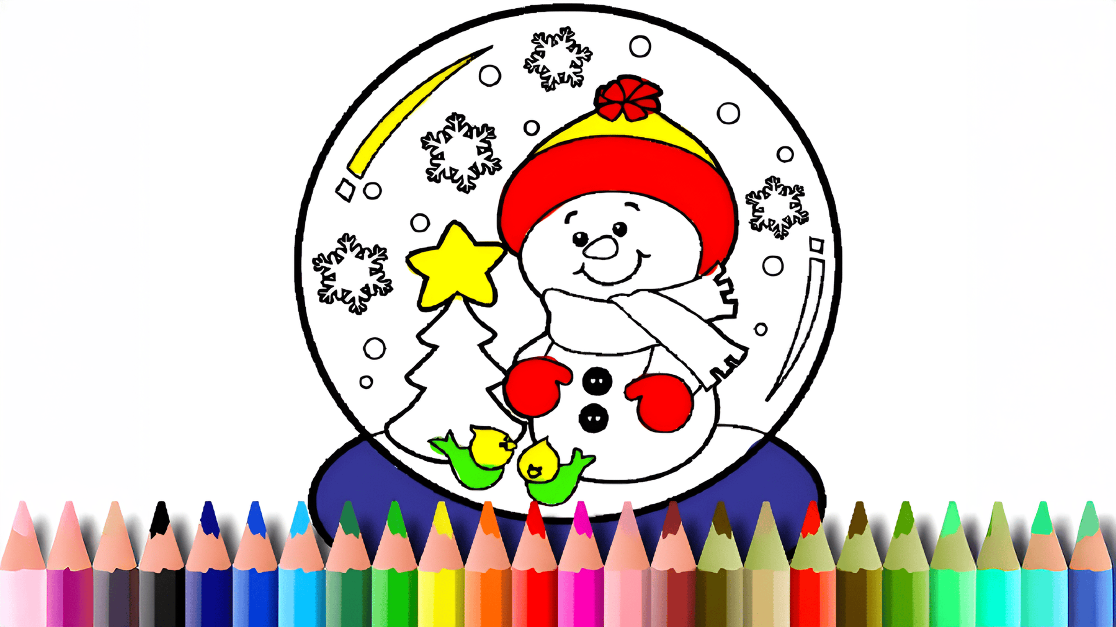 BTS Christmas Coloring Book Logo