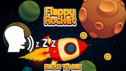 Flappy Rocket Playing with Blowing to Mic Logo