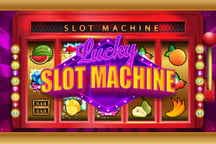Lucky Slot Machine Logo