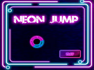 Neon jump Logo