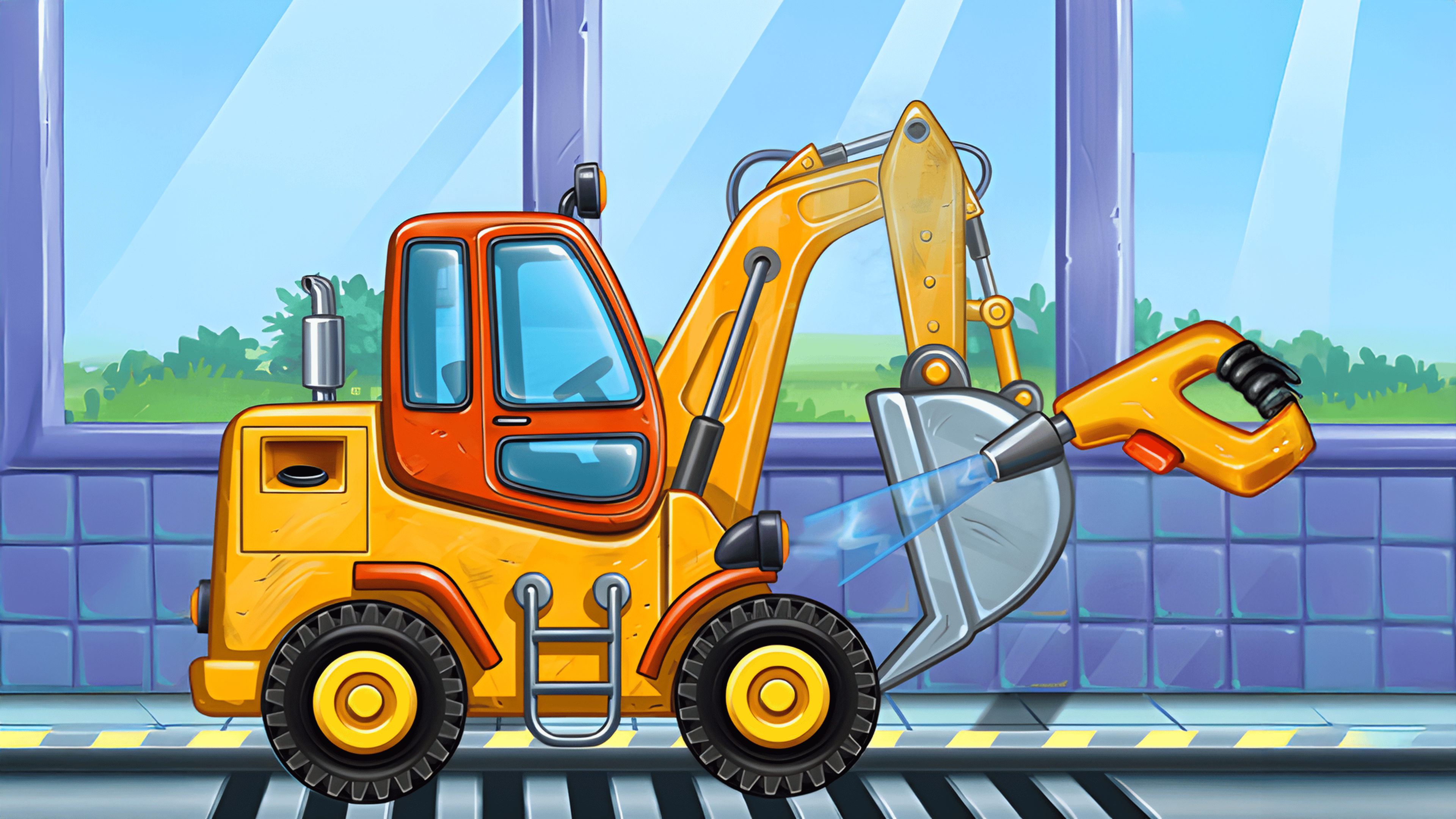 Truck Factory For Kids Logo