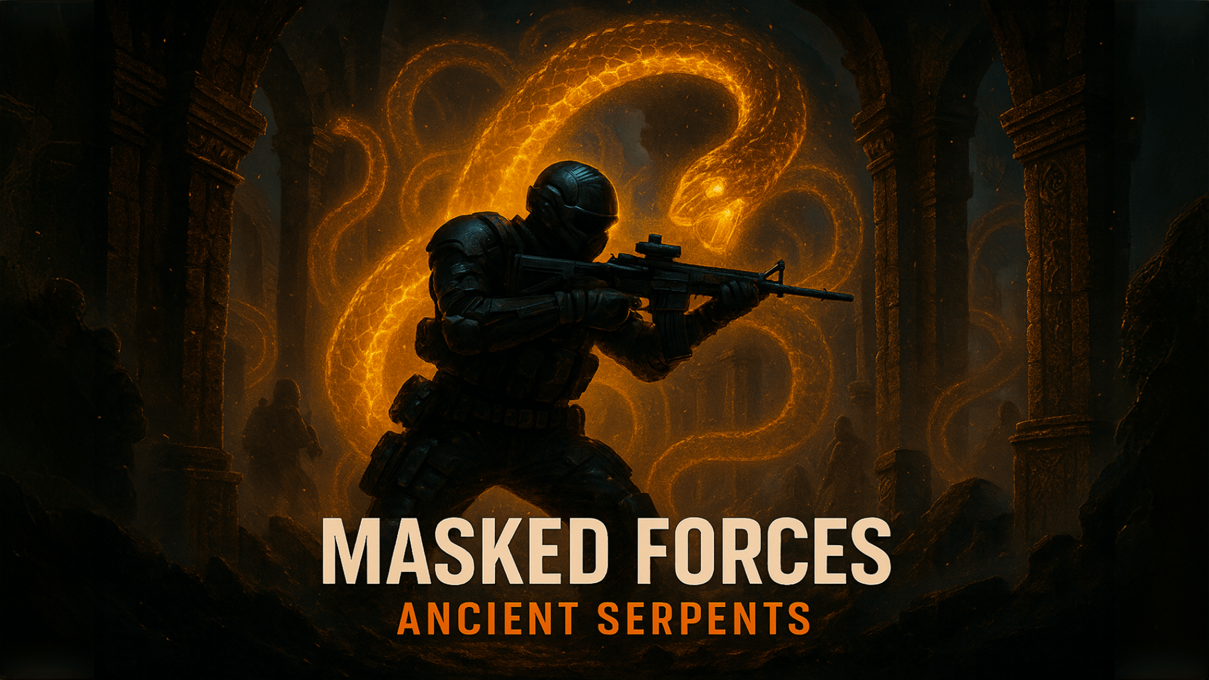 Masked Forces Ancient Serpents Logo