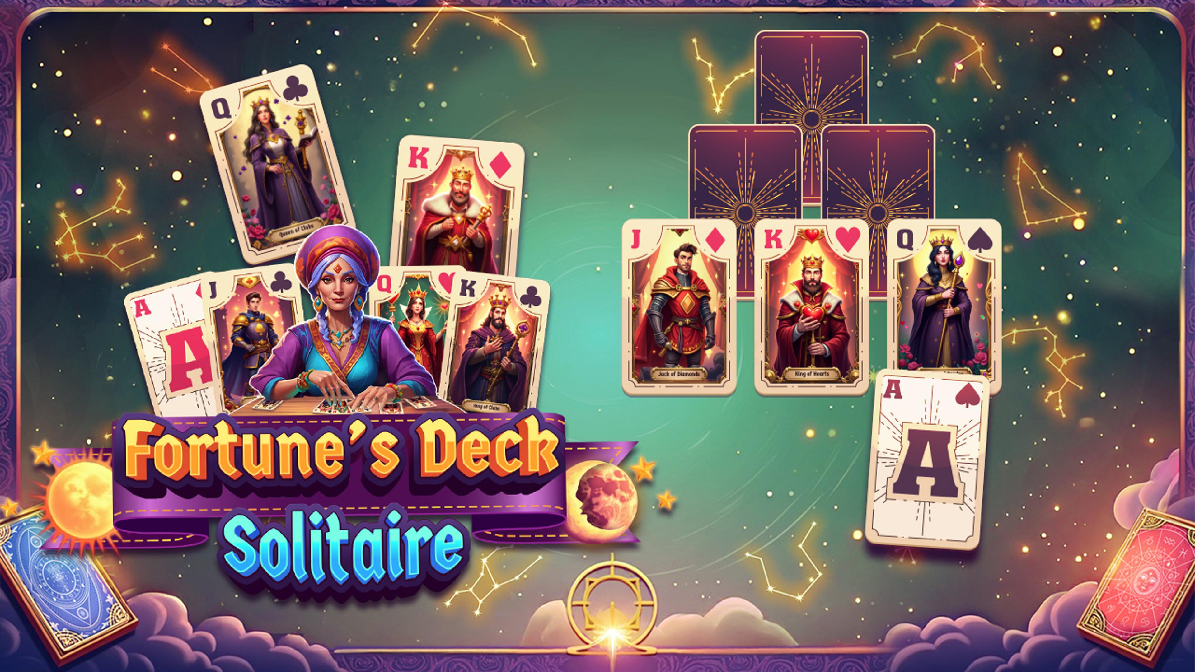 Fortune's Deck Solitaire Logo