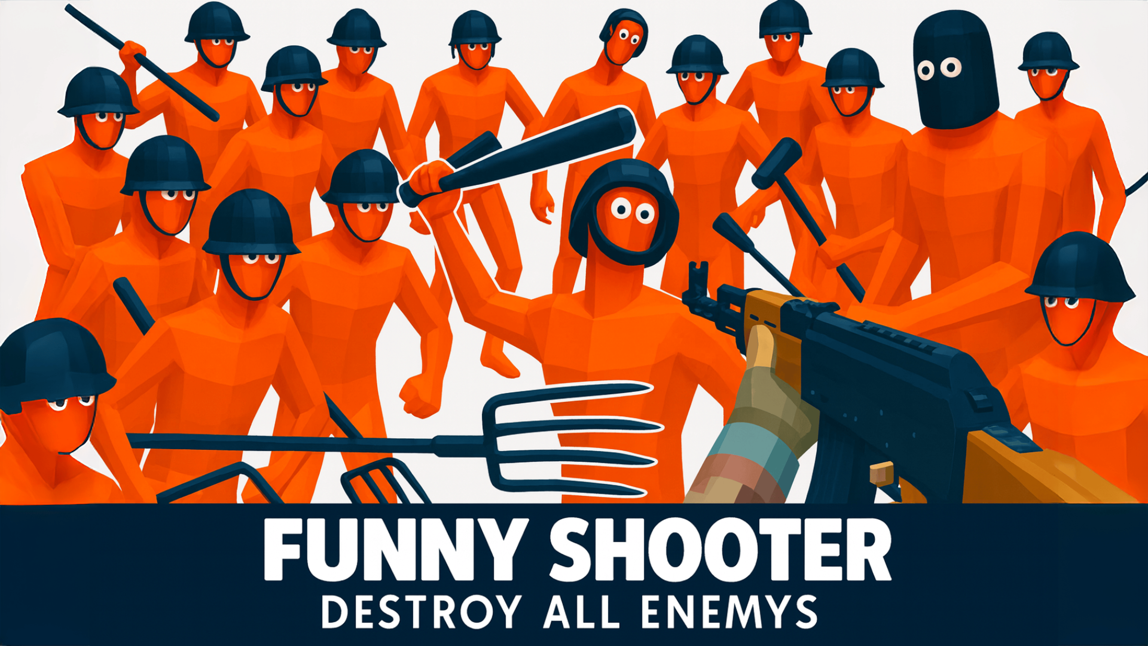 Funny Shooter - Destroy All Enemys Logo
