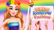 Pride Rainbow Fashion Logo