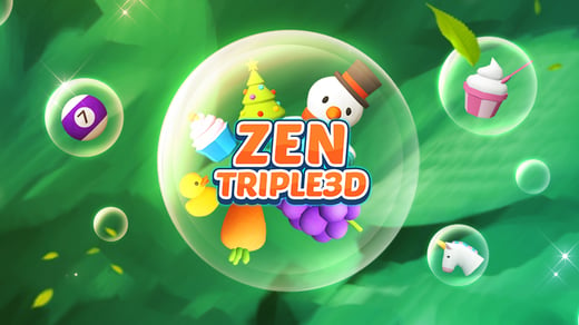 Zen Triple 3D Logo