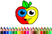 BTS Apple Coloring Book Logo