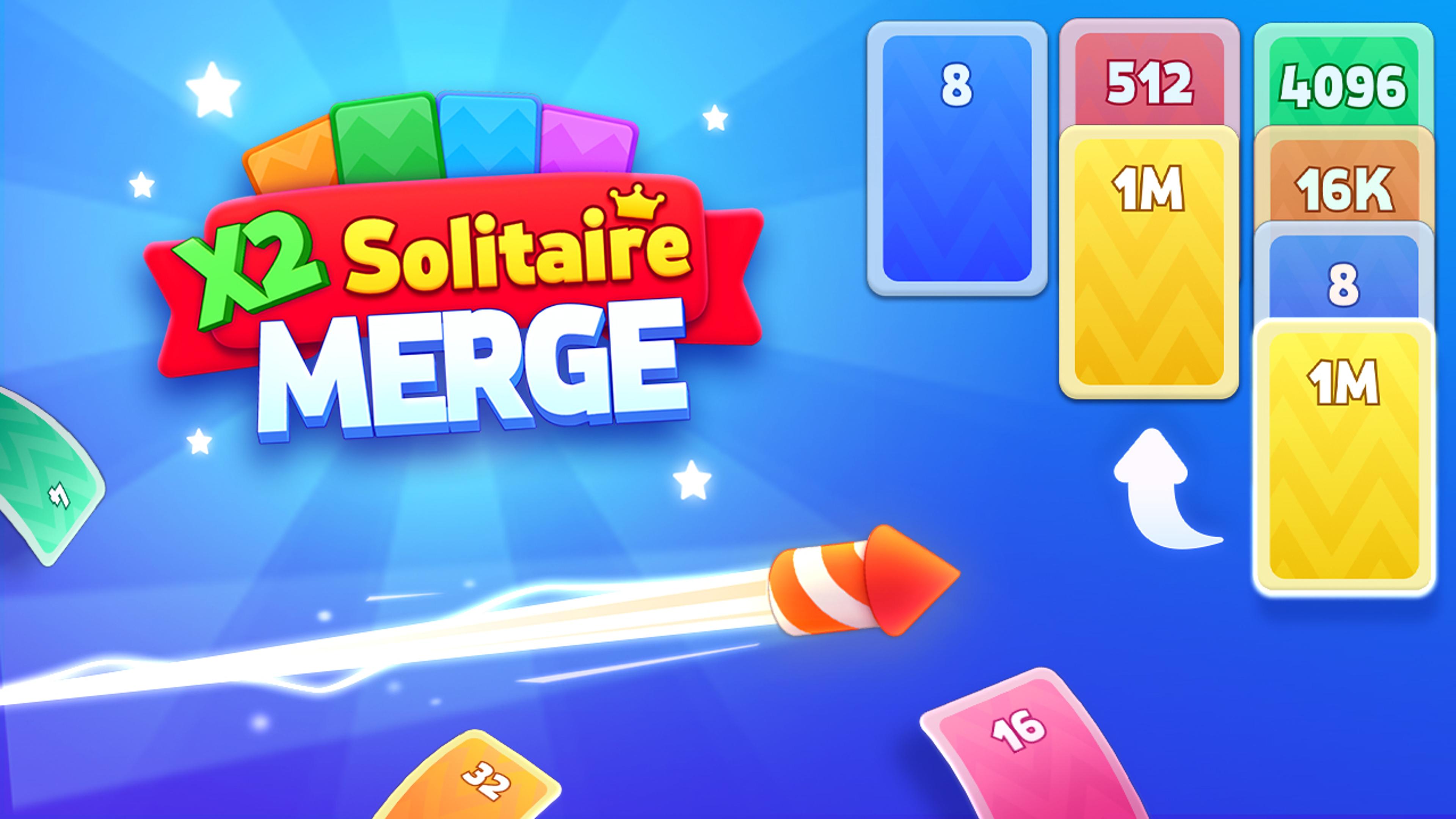 X2 Solitaire Merge: 2048 Cards Logo