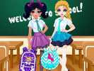 Jasmine and Elsa - School Bag Design Contest Logo