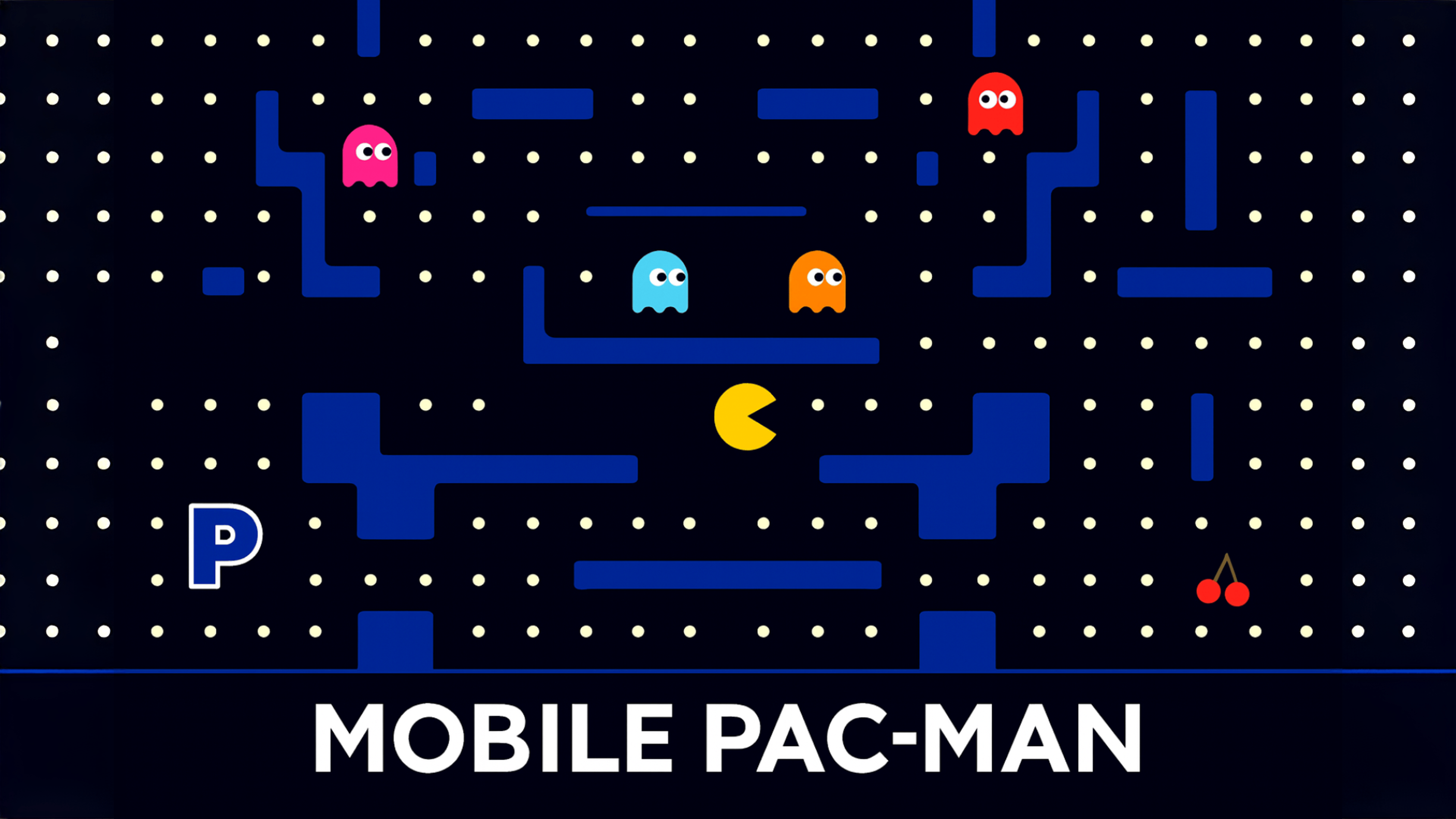 Mobile Pac-Man Logo