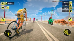 Real BiCycle Racing Game 3D Logo