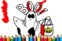 Halloween Coloring Book Logo