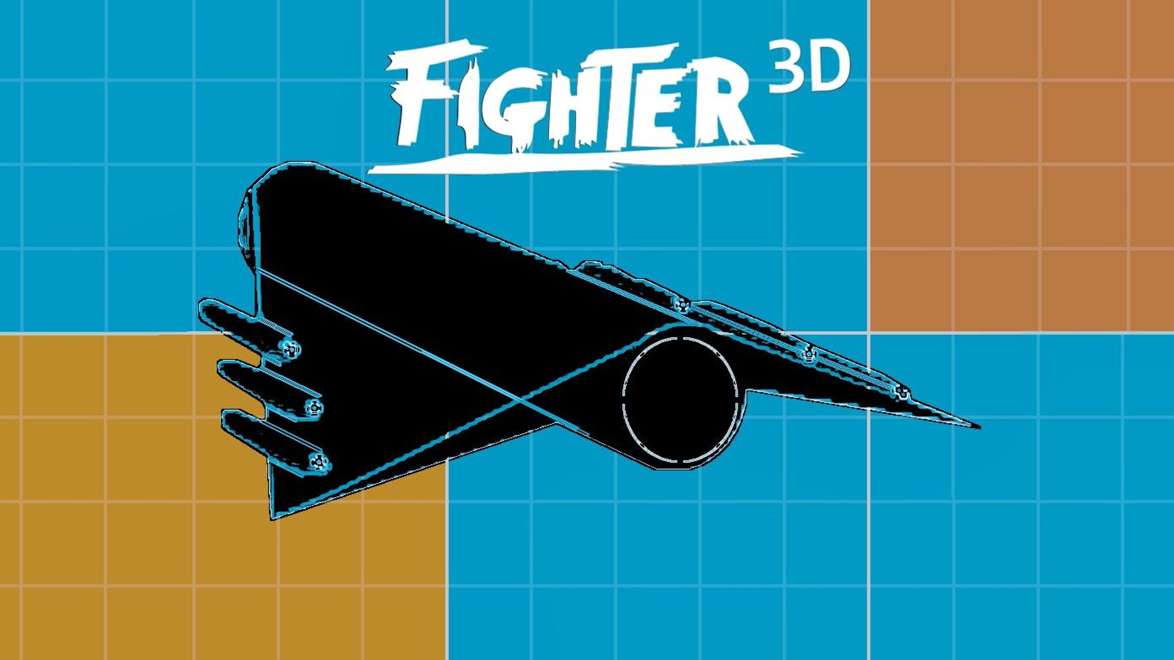 Fighter 3D Logo