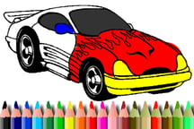 BTS Muscle Car Coloring Logo