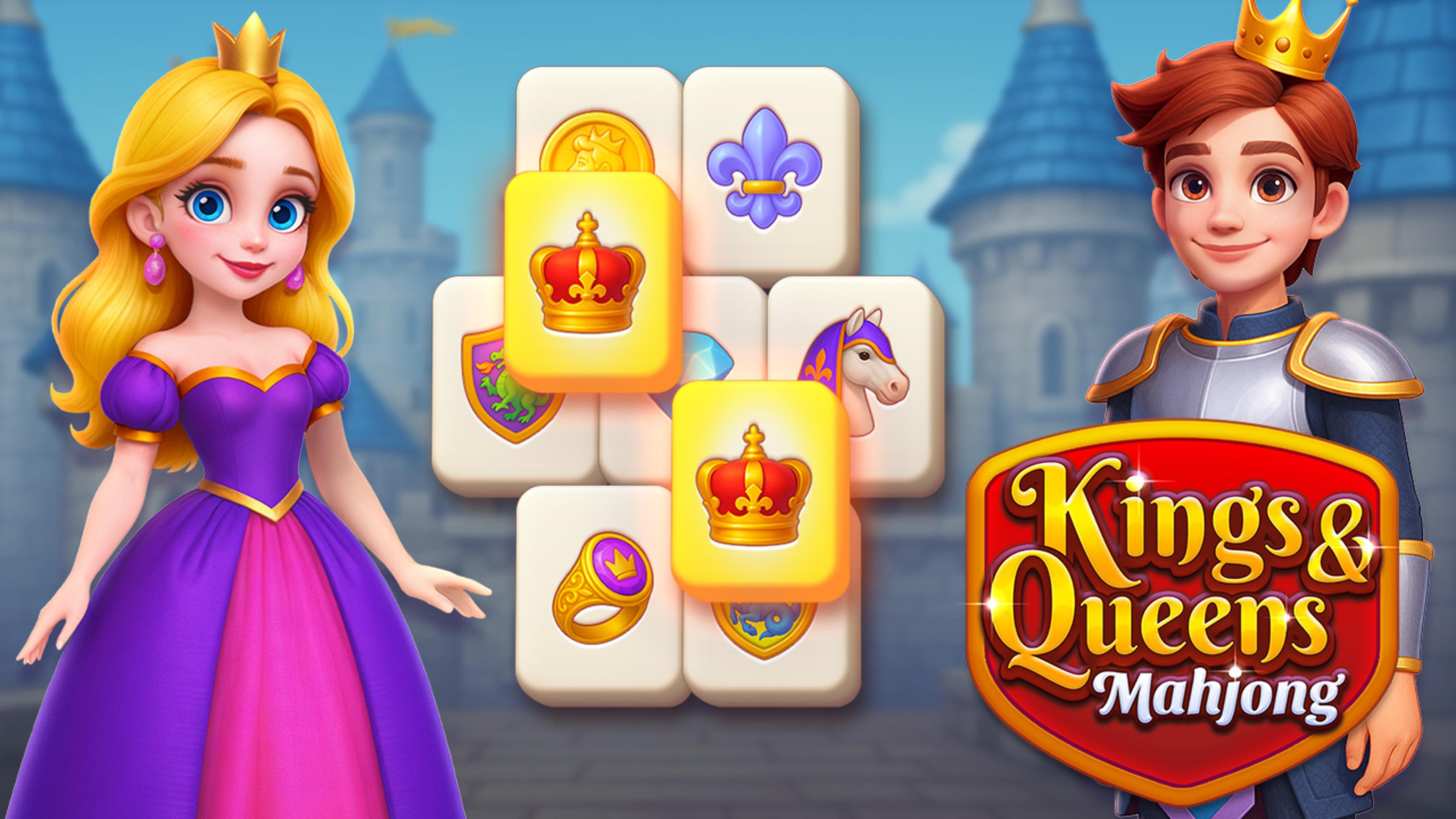 Kings and Queens Mahjong Logo