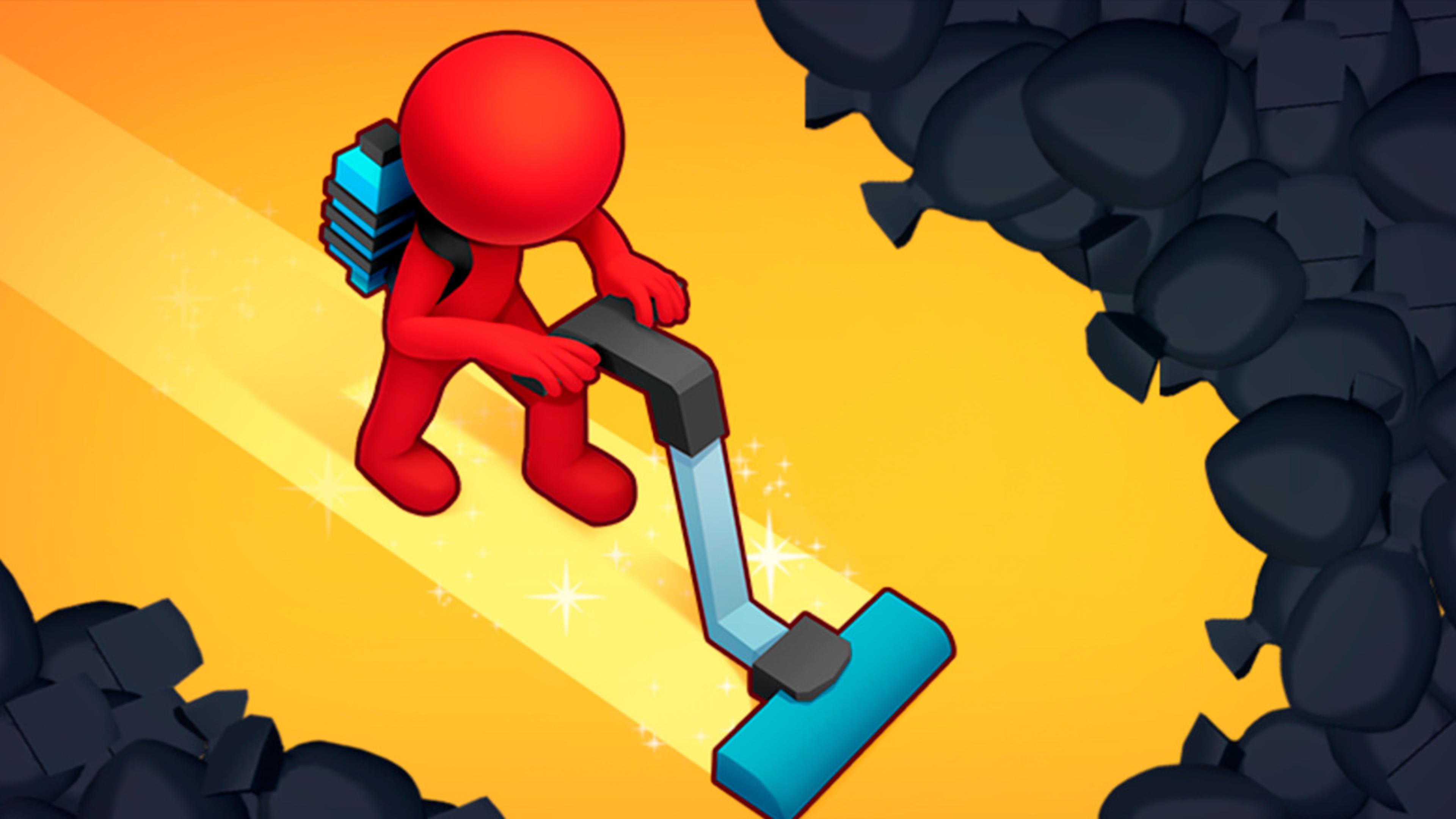 Clean House: Clearing trash and dirt Logo