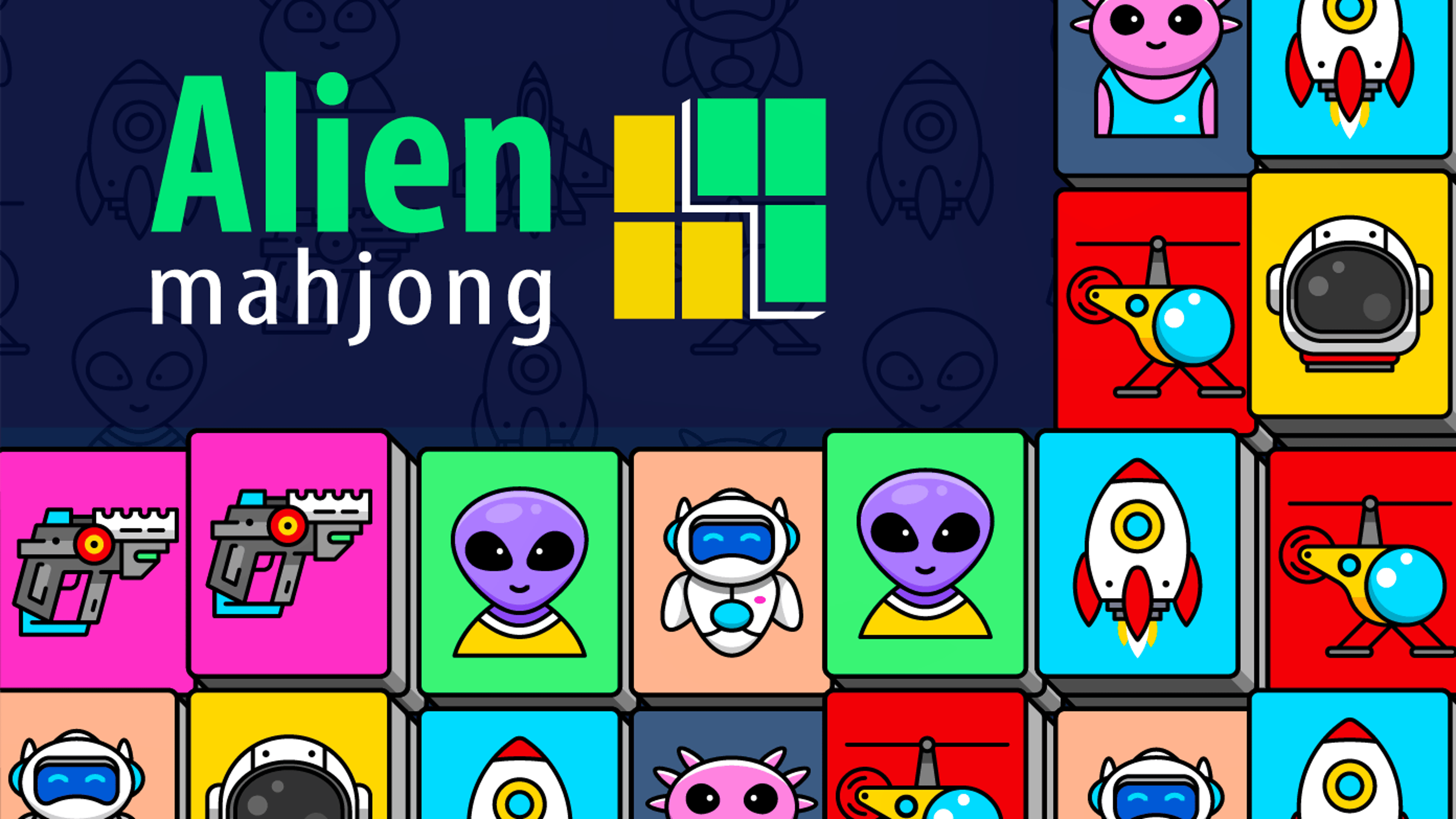 Alien Mahjong Logo