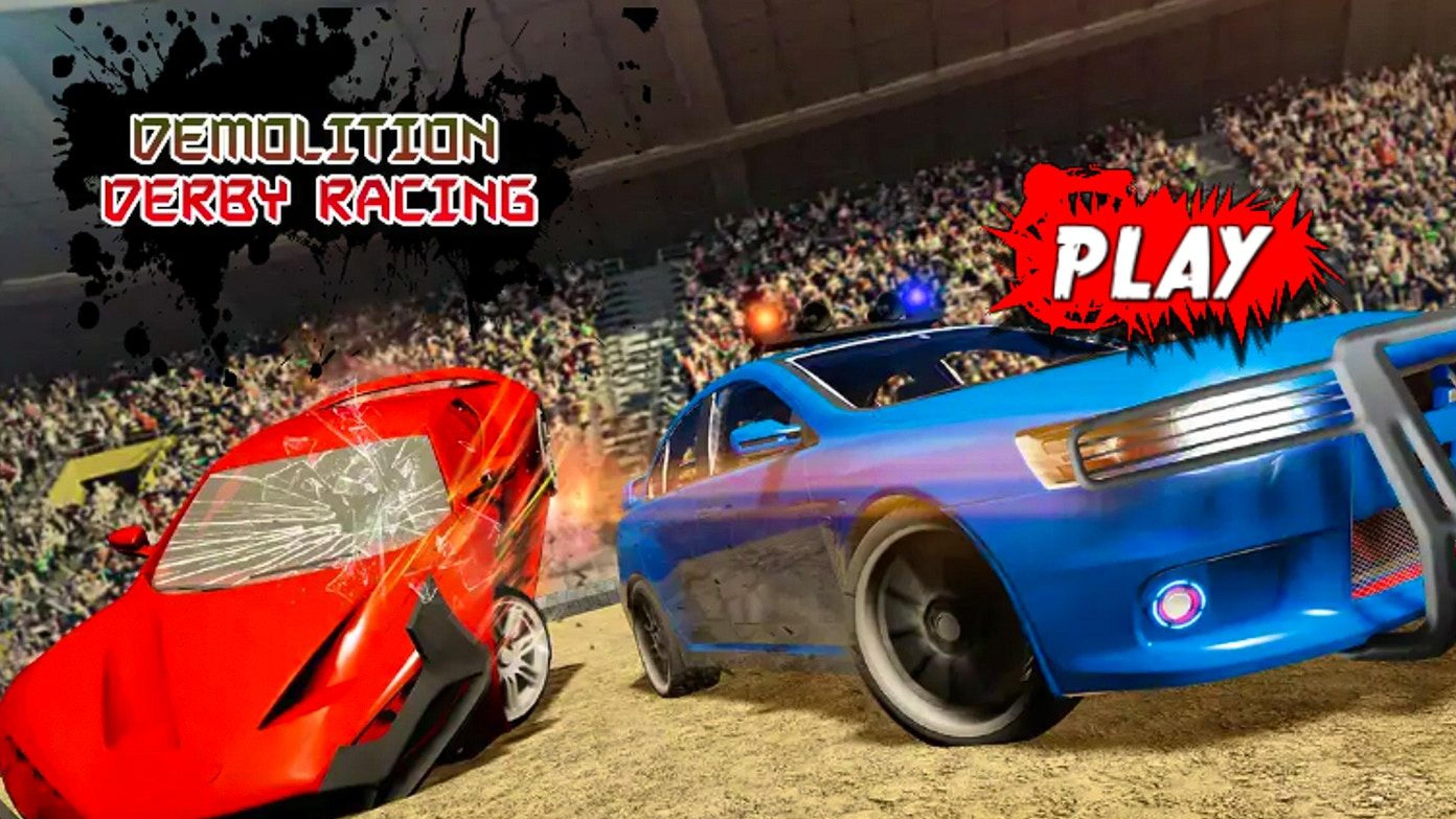 Demolition Derby Racing Logo