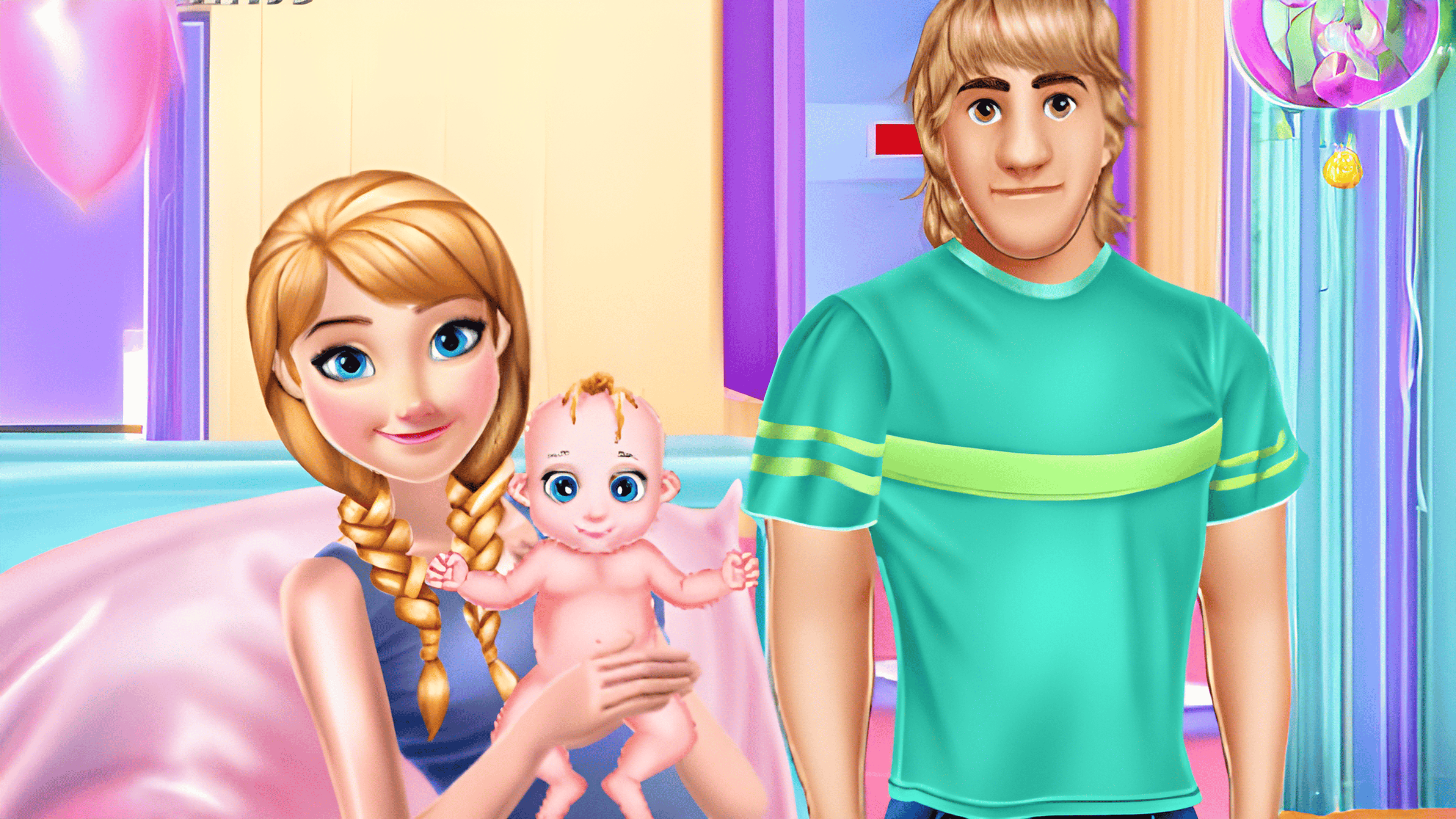 Pregnant Anna And Baby Care Logo