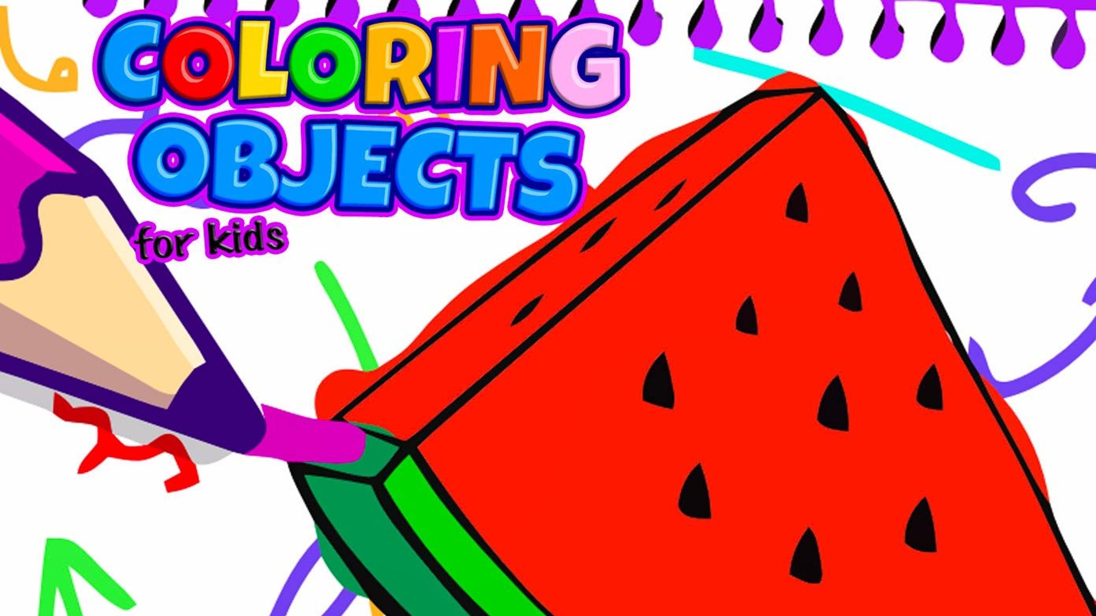 Coloring Objects for Kids Logo