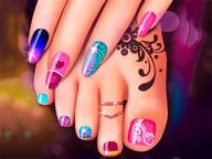 Nail Art Fashion Salon Logo