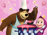 Masha And Bear Cooking Dash Logo