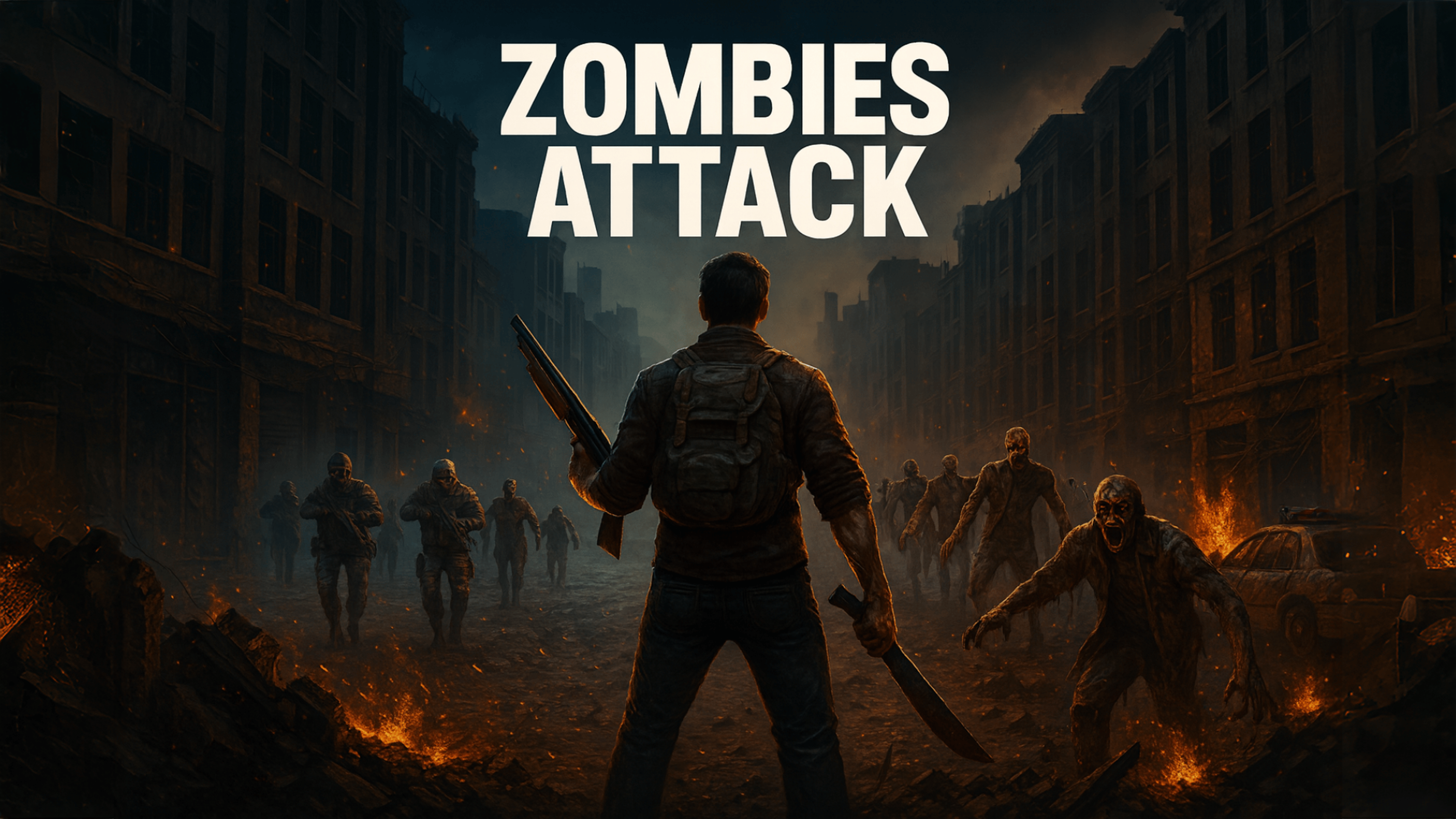Zombies attack Logo