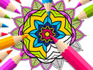 Mandala Coloring Book Logo