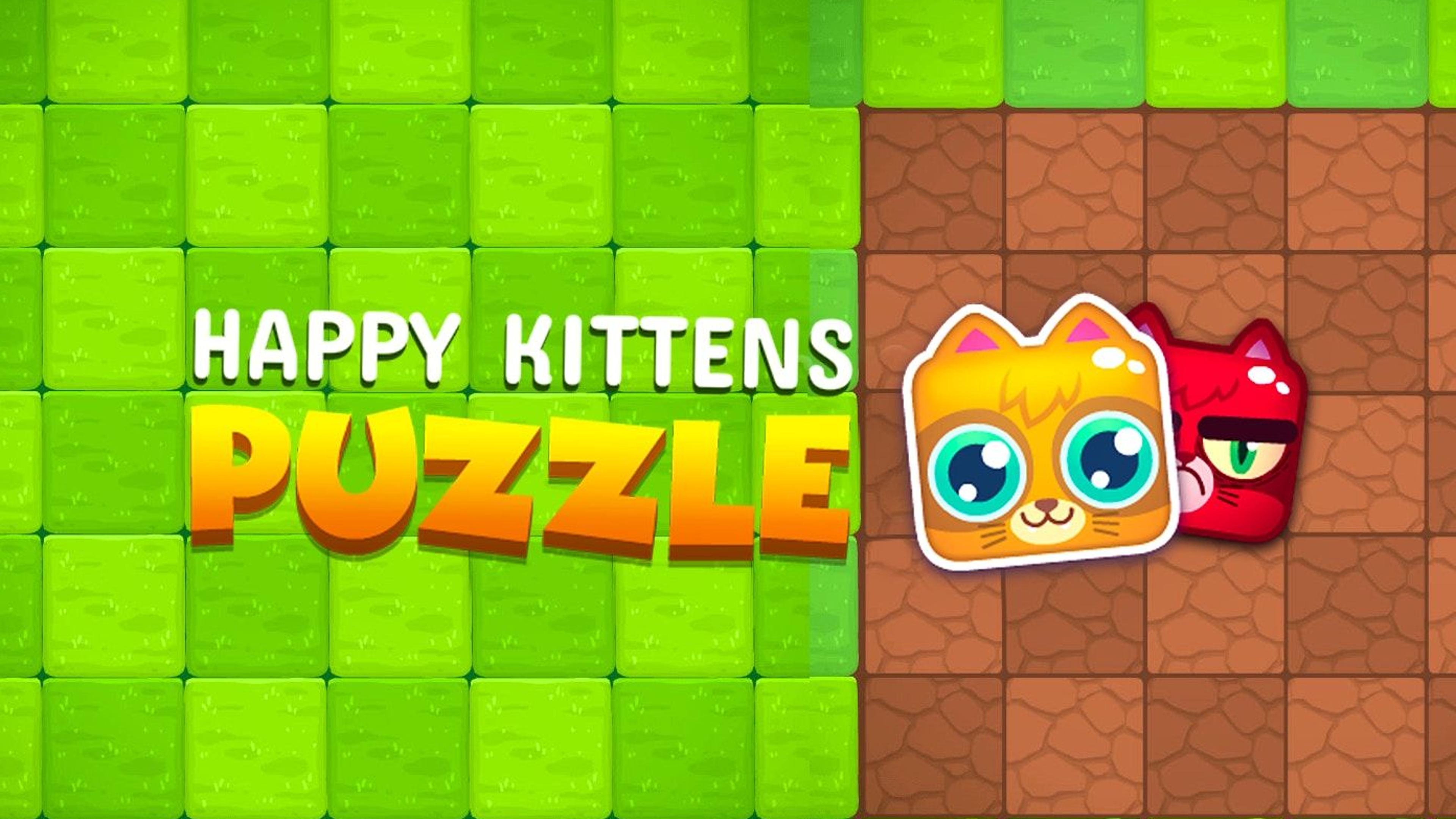 Happy Kittens Puzzle Logo
