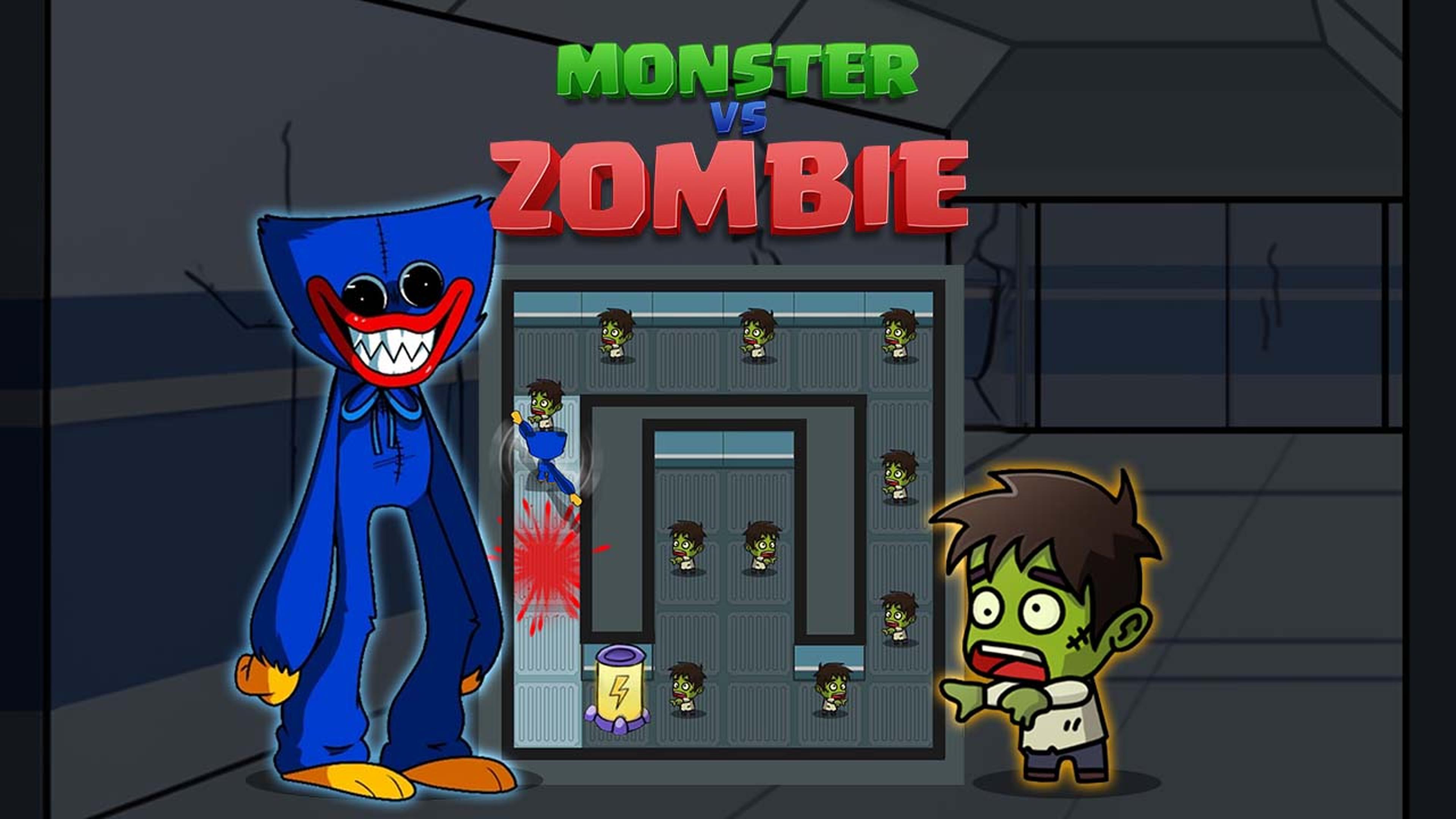 Monster Vs Zombie Logo