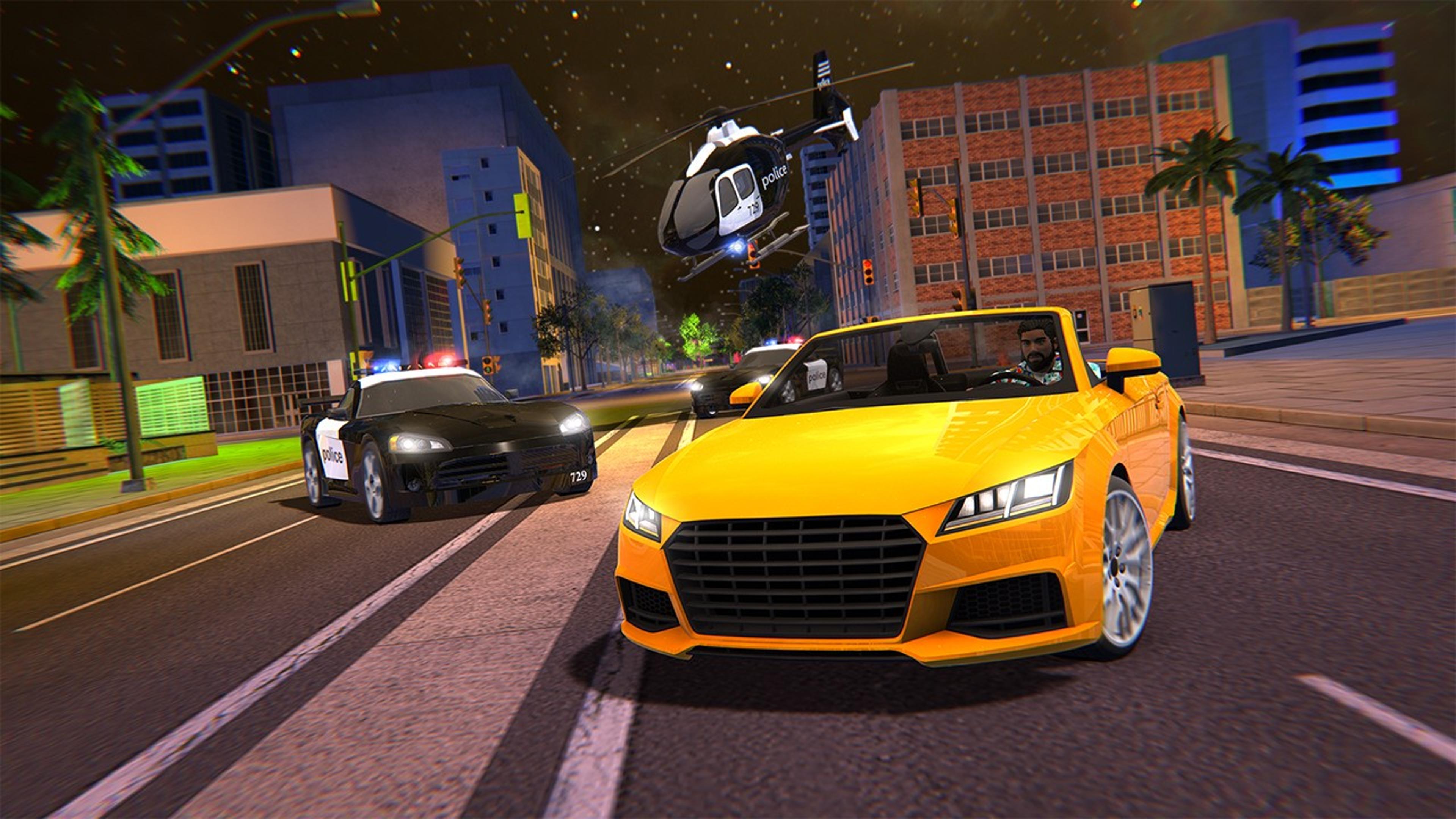 Gangster Shooting Police Game Logo