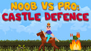 Noob vs Pro Castle Defence Logo