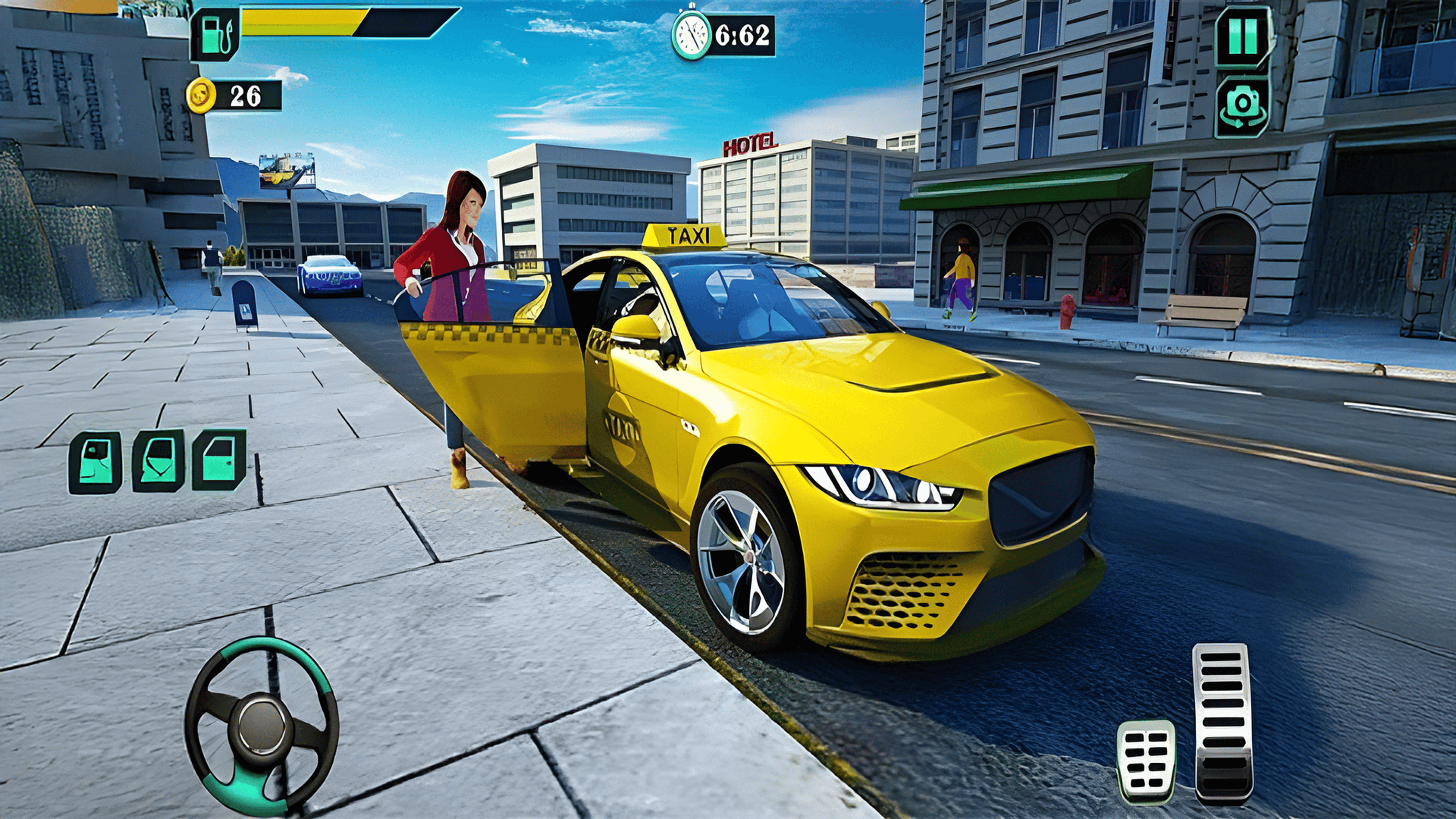City Taxi Driving Simulator Game 2020 Logo