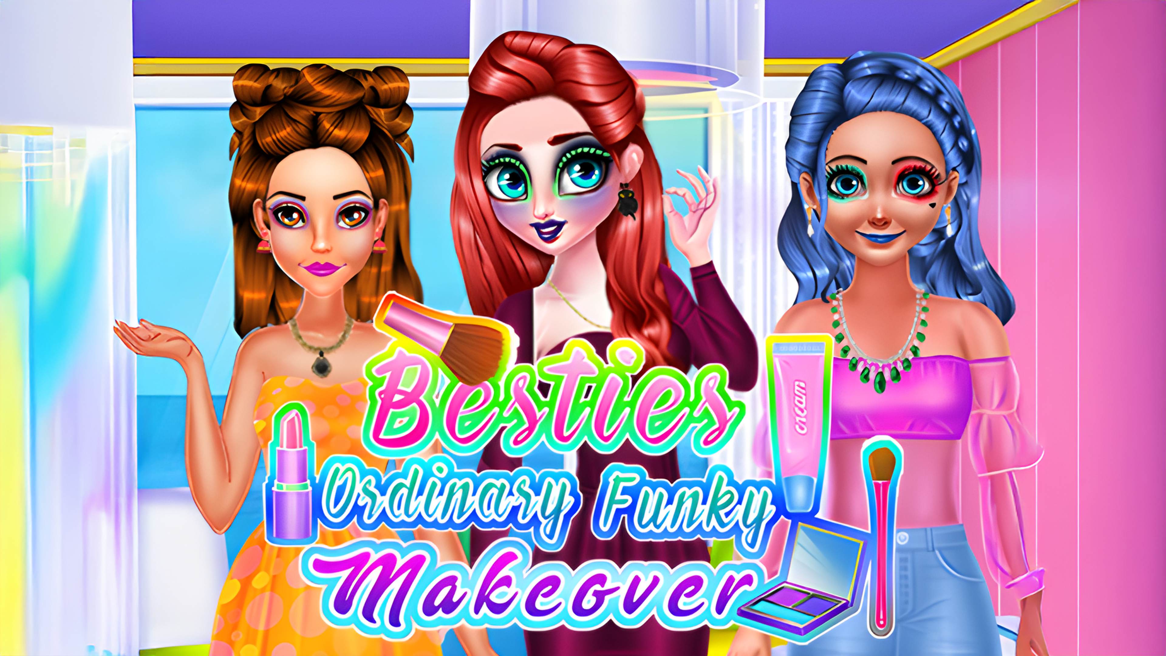Besties Ordinary Funky Makeover Logo