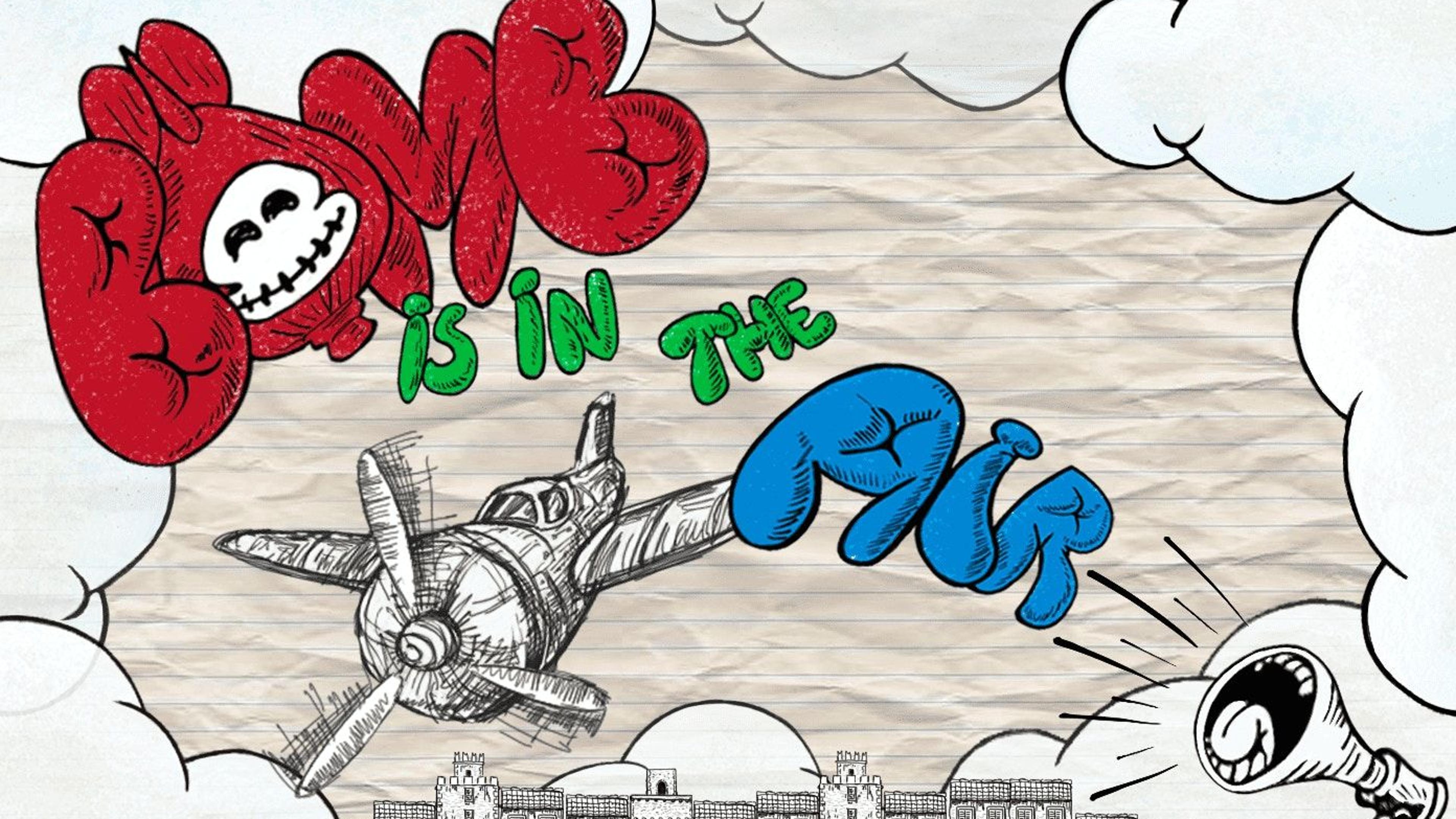Bomb is in the air Logo