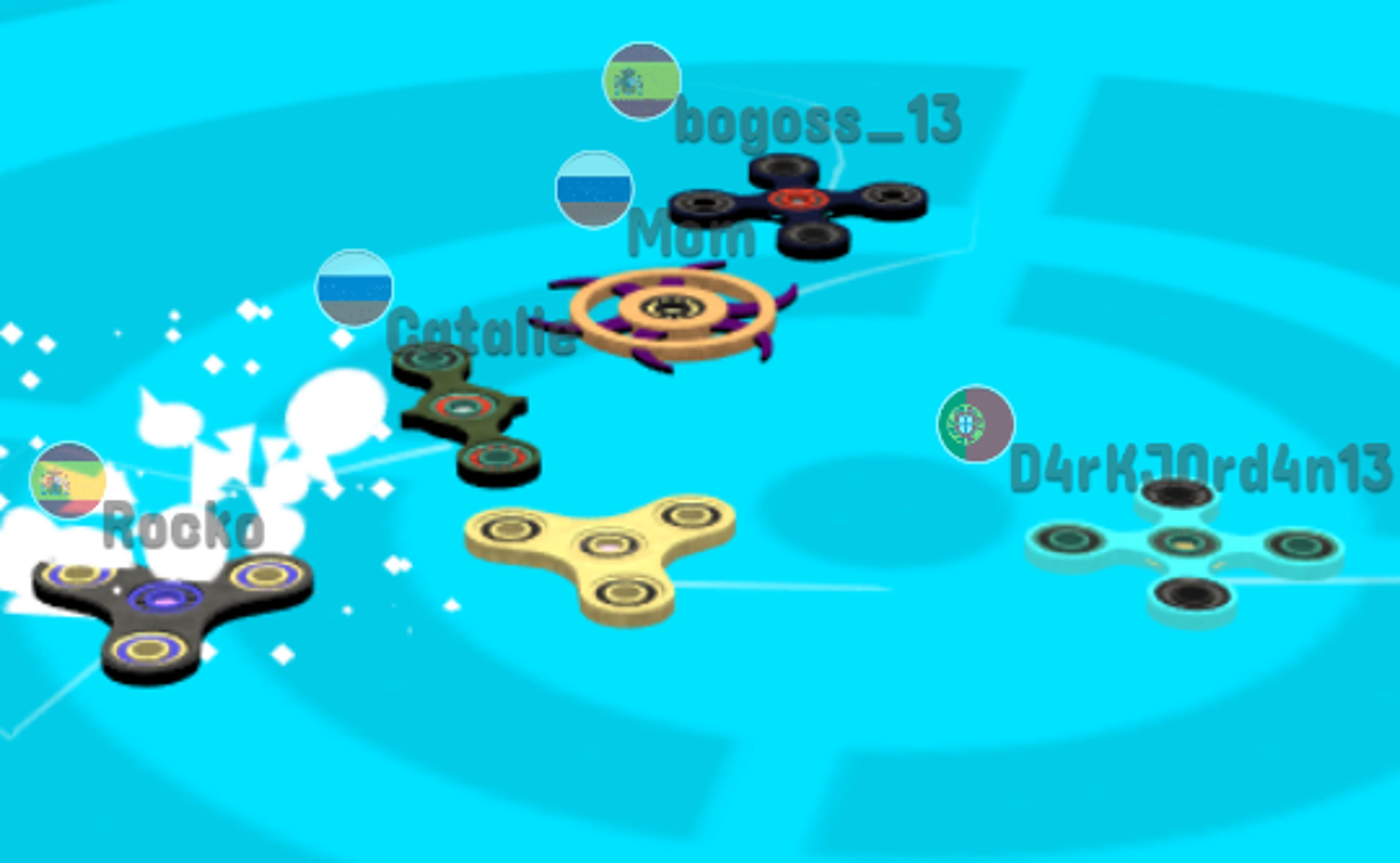 Hand Spinner IO 3D Logo