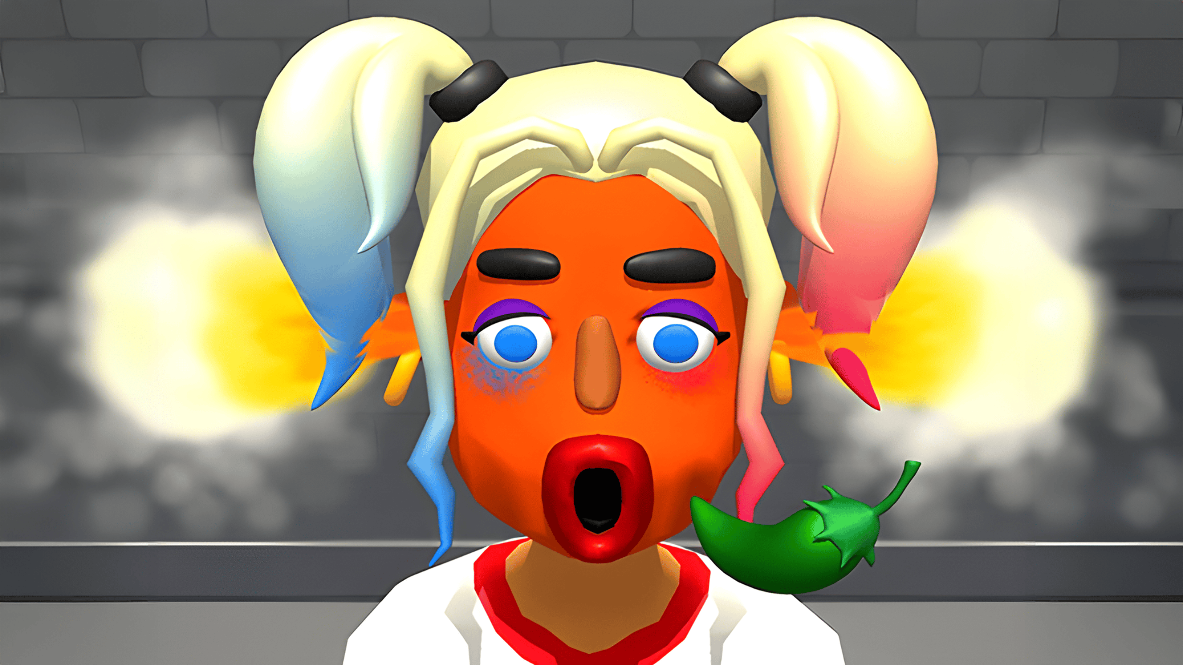 Extra Hot Chili 3D Logo