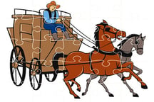 Wagons Jigsaw Logo