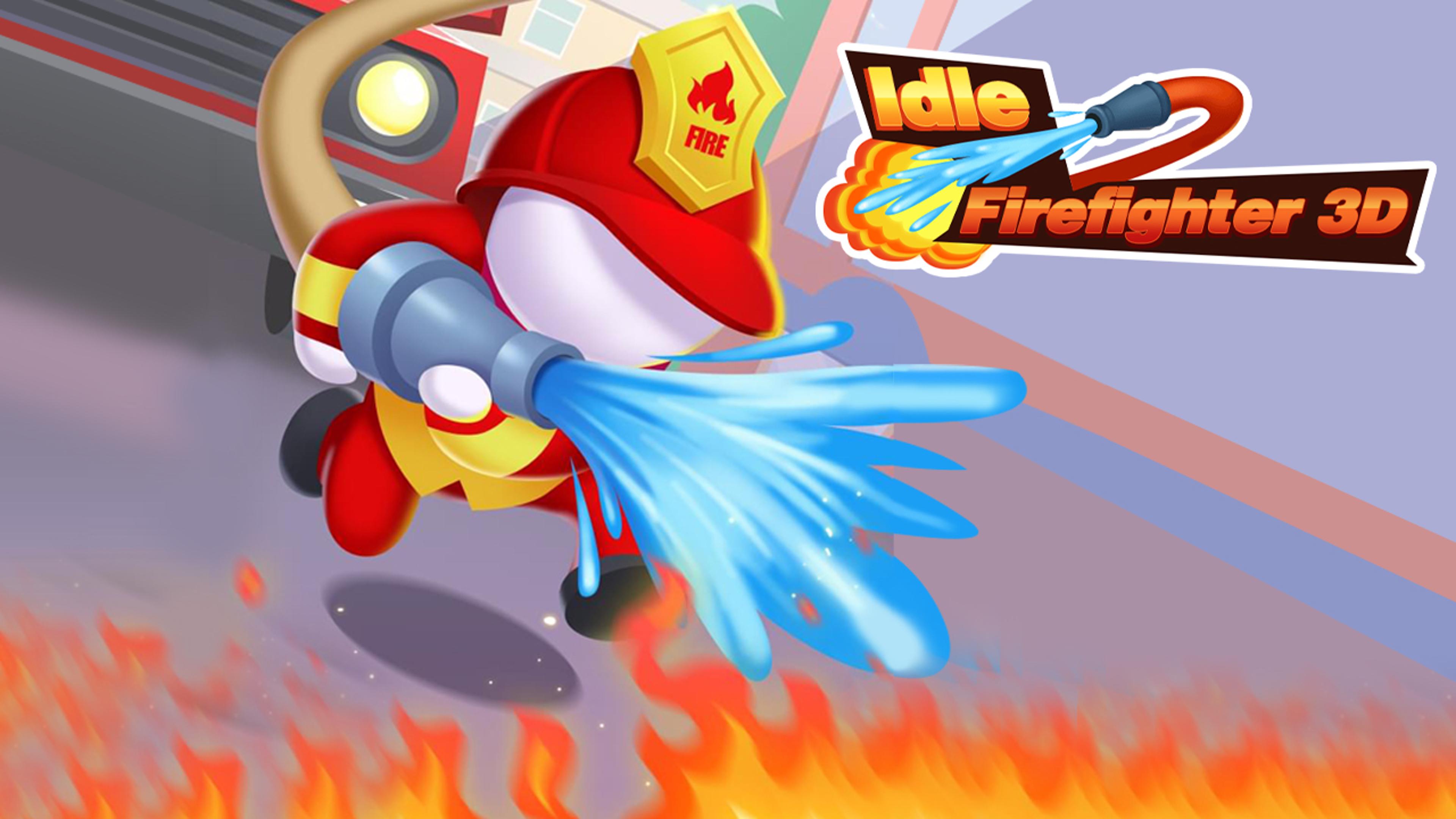 Idle Firefighter 3D Logo