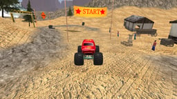 Monster Truck Dirt Racer Logo